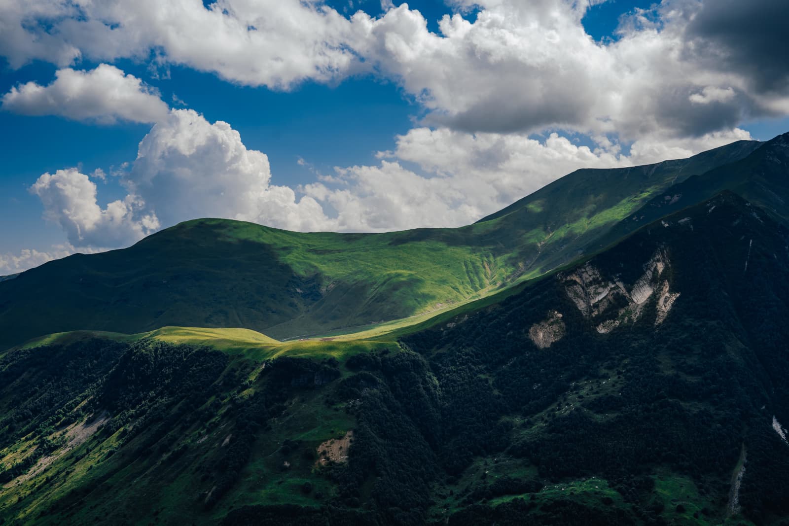 Rolling Hills and Dramatic Light