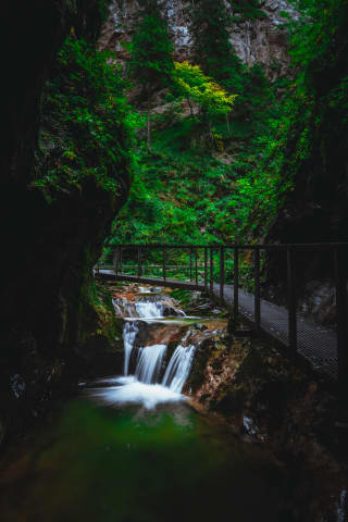 Small waterfall in Jánošíkové diery