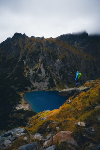 Black Lake below Mount Rysy