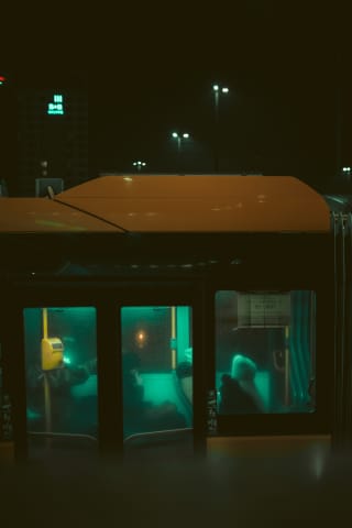 Podróż autobusem miejskim w Gotham