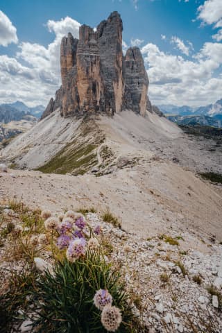 Zawciąg alpejski pod Tre Cime di Lavaredo