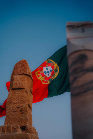 Flag at Sunset