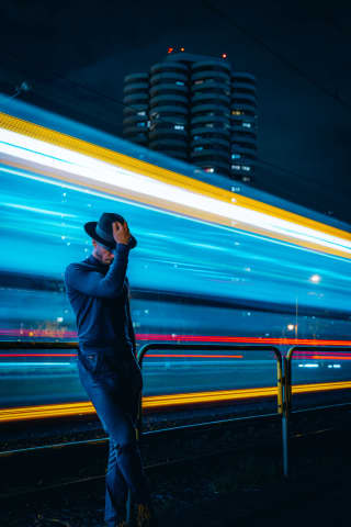 Long exposure photoshoot
