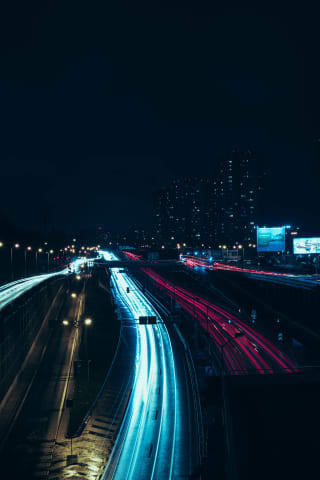 Cars long exposure