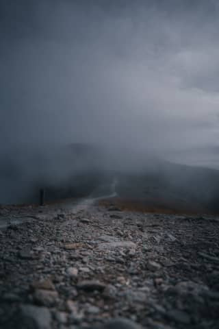 Czerwone Wierchy in the fog