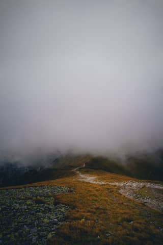 Czerwone Wierchy in the fog