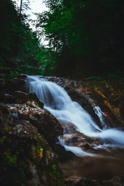 Small waterfall in Jánošíkové diery