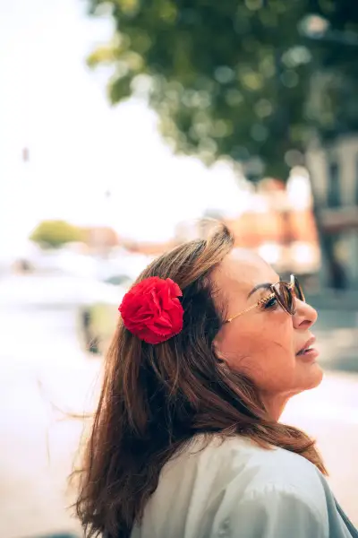 Woman during San Isidro