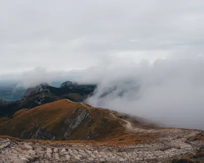 View at Giewont from Kopa Kondracka