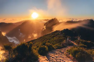 Sunset on Pico Areeiro
