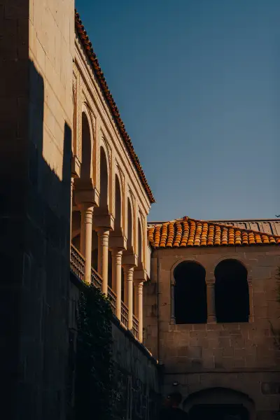 The Play of Light on the Walls of Rabati Fortress