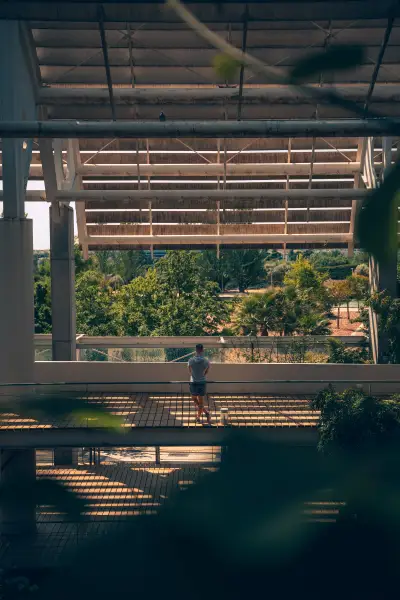 Man enjoying the view