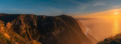 Sunset on Miradouro da Garganta Funda