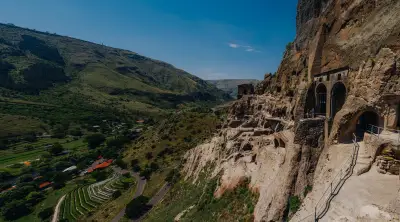 Vardzia Cave Monastery and the Valley