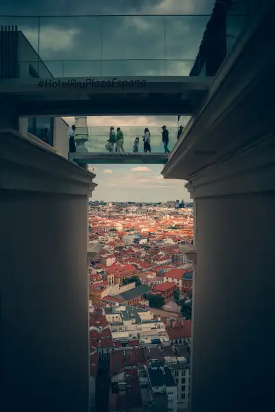 View from Riu Plaza Hotel