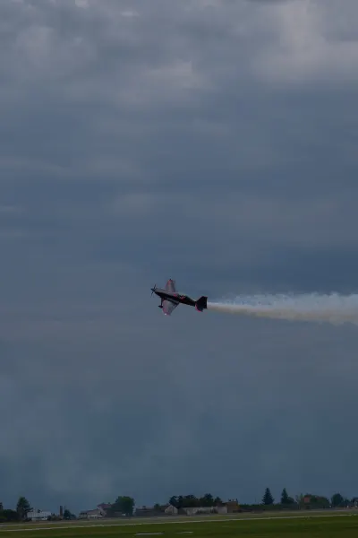 Red Bull aerobatic plane