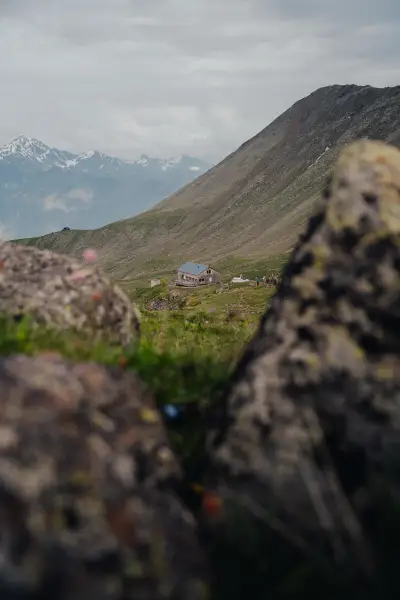 Alpine Refuge on the Slopes of Kazbek