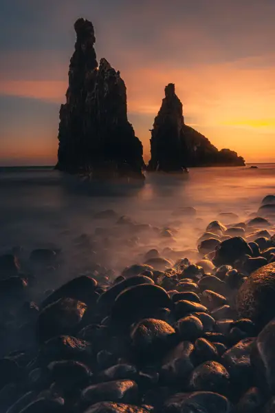 Sunrise on Miradouro Ilheus da Ribeira da Janela