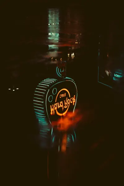 Hard Rock Cafe reflection