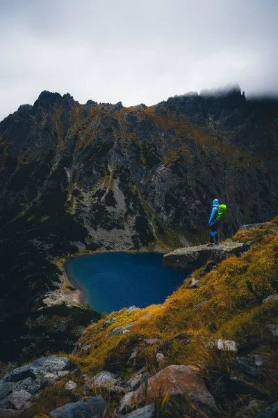 Black Lake below Mount Rysy