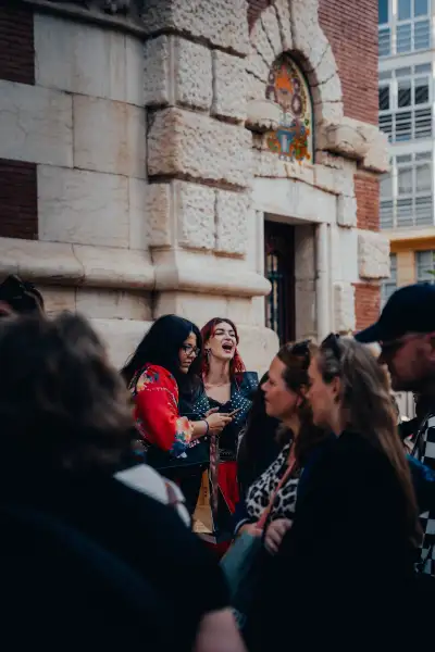 Woman at Mercat de Colón