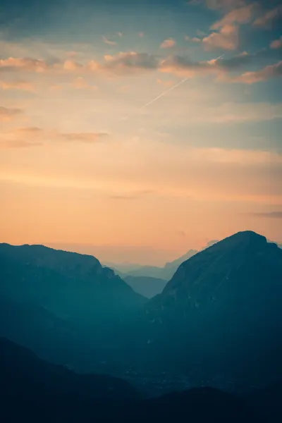 Sunset at Lake Garda