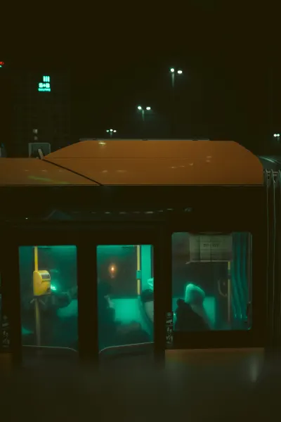 Gotham city bus ride