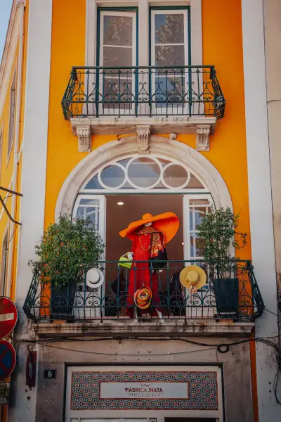 Colors of Lisbon: Balcony at 'Fábrica da Nata