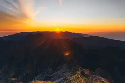Sunset on Pico Ruivo