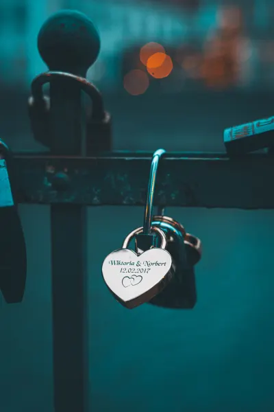 Padlock on Tumski bridge