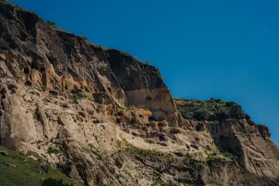The Cliff Face of Vardzia Monastery