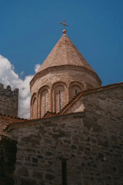 The Church Tower at the Ananuri Fortress
