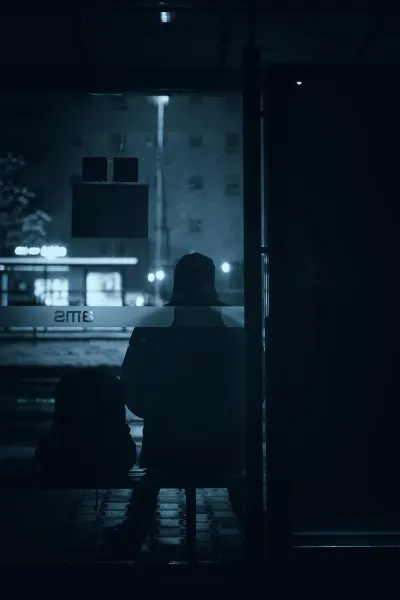 Silesia Museum at night