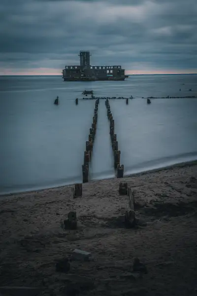 The Gdynia-Oksywie Torpedo Platform at Dawn
