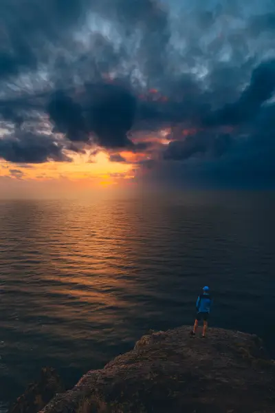 Sunset on Miradouro da Garganta Funda
