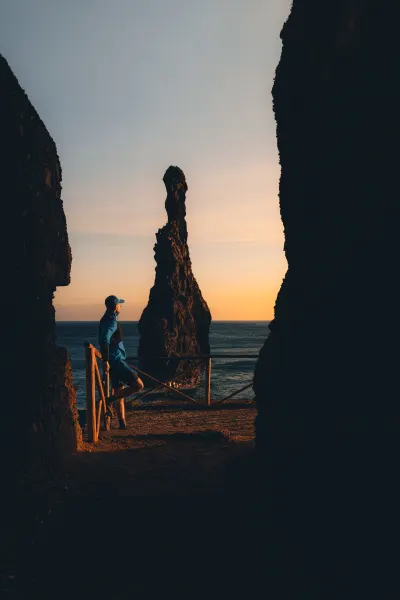 Sunrise on Miradouro Ilheus da Ribeira da Janela