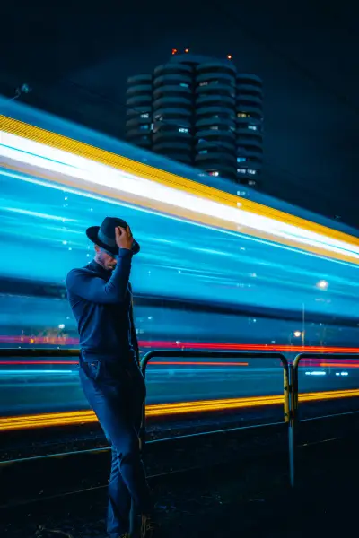 Long exposure photoshoot