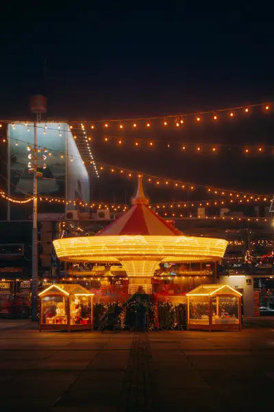 Merry-go-round long exposure