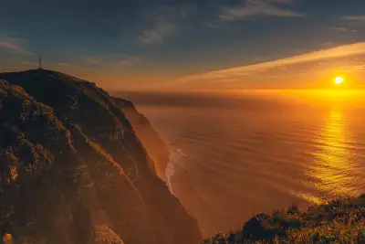 Sunset on Miradouro da Garganta Funda