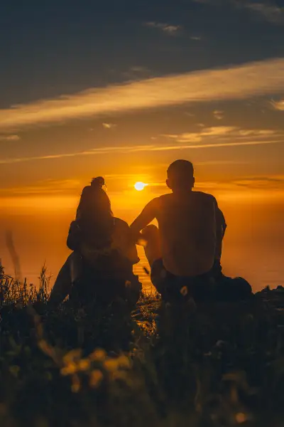 Sunset on Miradouro da Garganta Funda