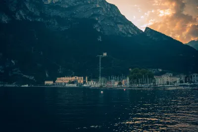 Sunset at Lake Garda
