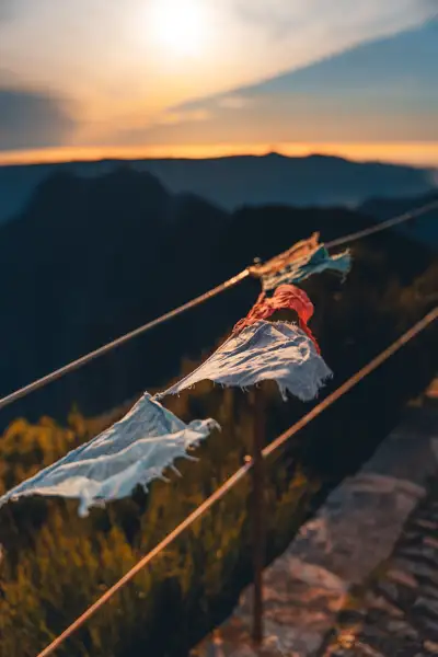 Sunset on Pico Ruivo