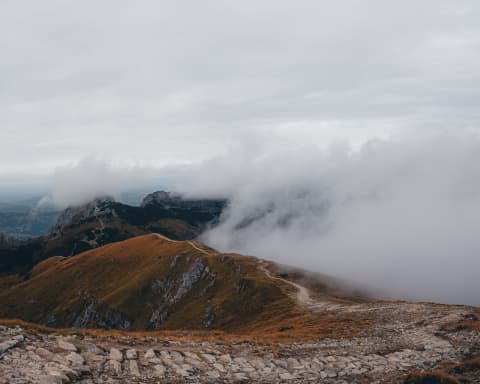 View at Giewont from Kopa Kondracka