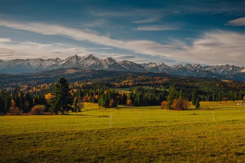 First Snow Above Autumn Meadows, Łapszanka