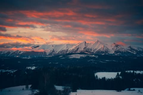Tatras from Łapszanka