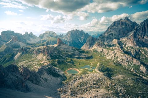 Letnie światło nad Laghi dei Piani