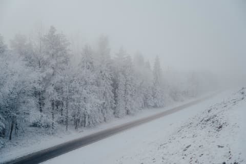 Frost-Locked Road