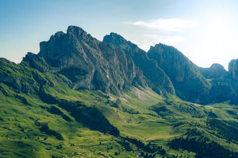 Letnie światło nad Seceda