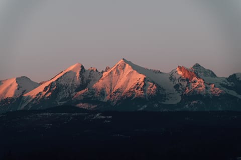 Alpenglow On The Tatry Bielskie Ridge