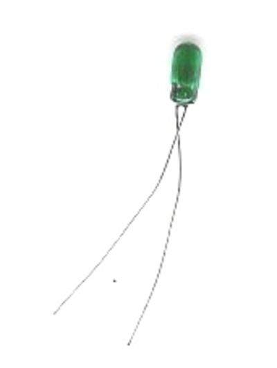 Žiarovka 9V/50mA,zelen,8x3mm